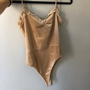 Velvet bodysuit